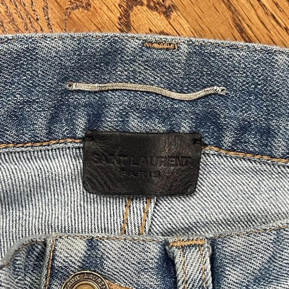 Saint Laurent Jeans Tapped Skinny Fit Blue Men’s Size 29 - Picture 5 of 10